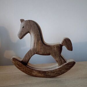 Wooden Rocking Horse Decor/Toy